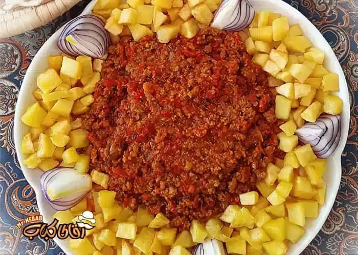 طرز تهیه واویشکا توسط رستوران آقای کباب لاهیجان