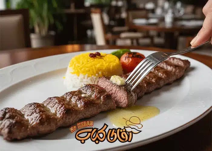 کباب برگ مجلسی و نرم تهیه شده از فیله گوسفندی