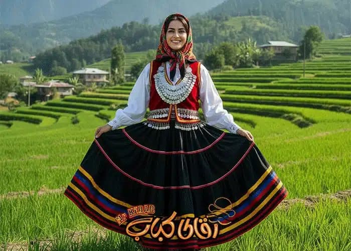 راهنمای لباس محلی گیلان؛ آشنایی با «لباس قاسم آبادی» و اجزای آن