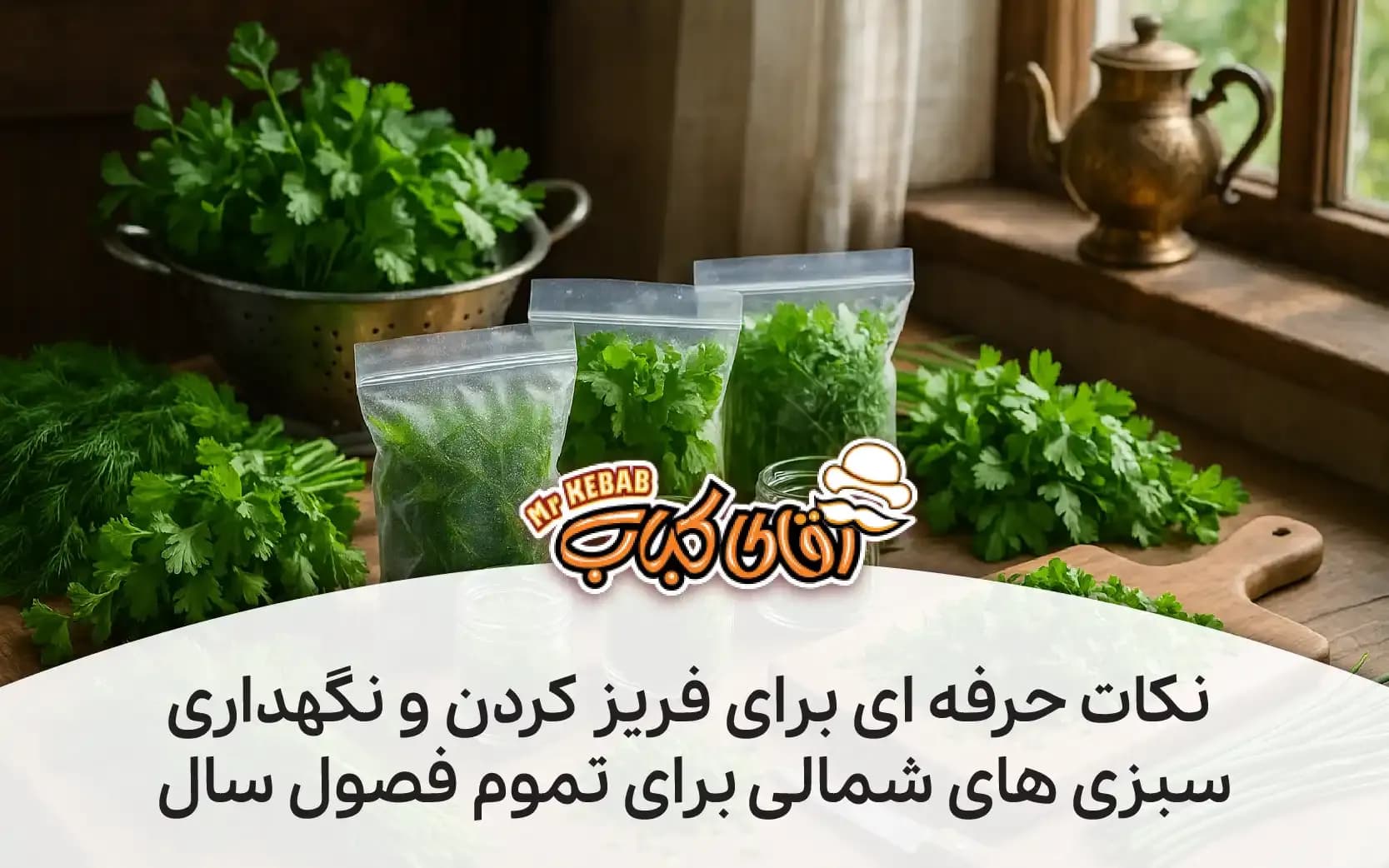نکات حرفه‌ ای برای فریز کردن و روش نگهداری سبزی شمالی برای تمام فصول سال