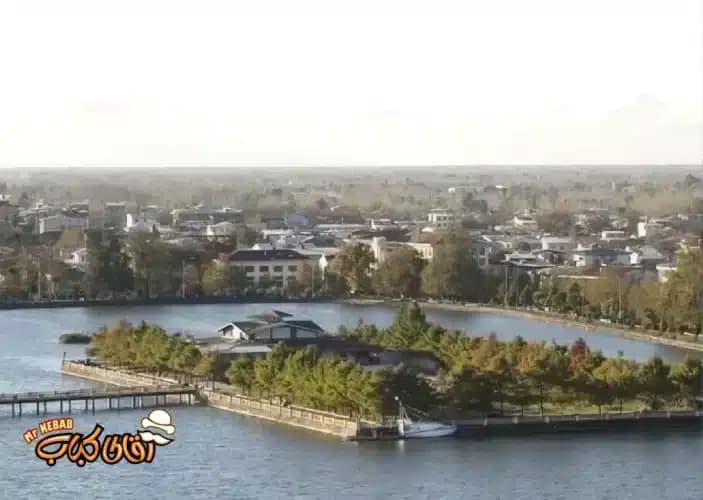 معرفی استخر لاهیجان در کنار رستوران اقای کباب