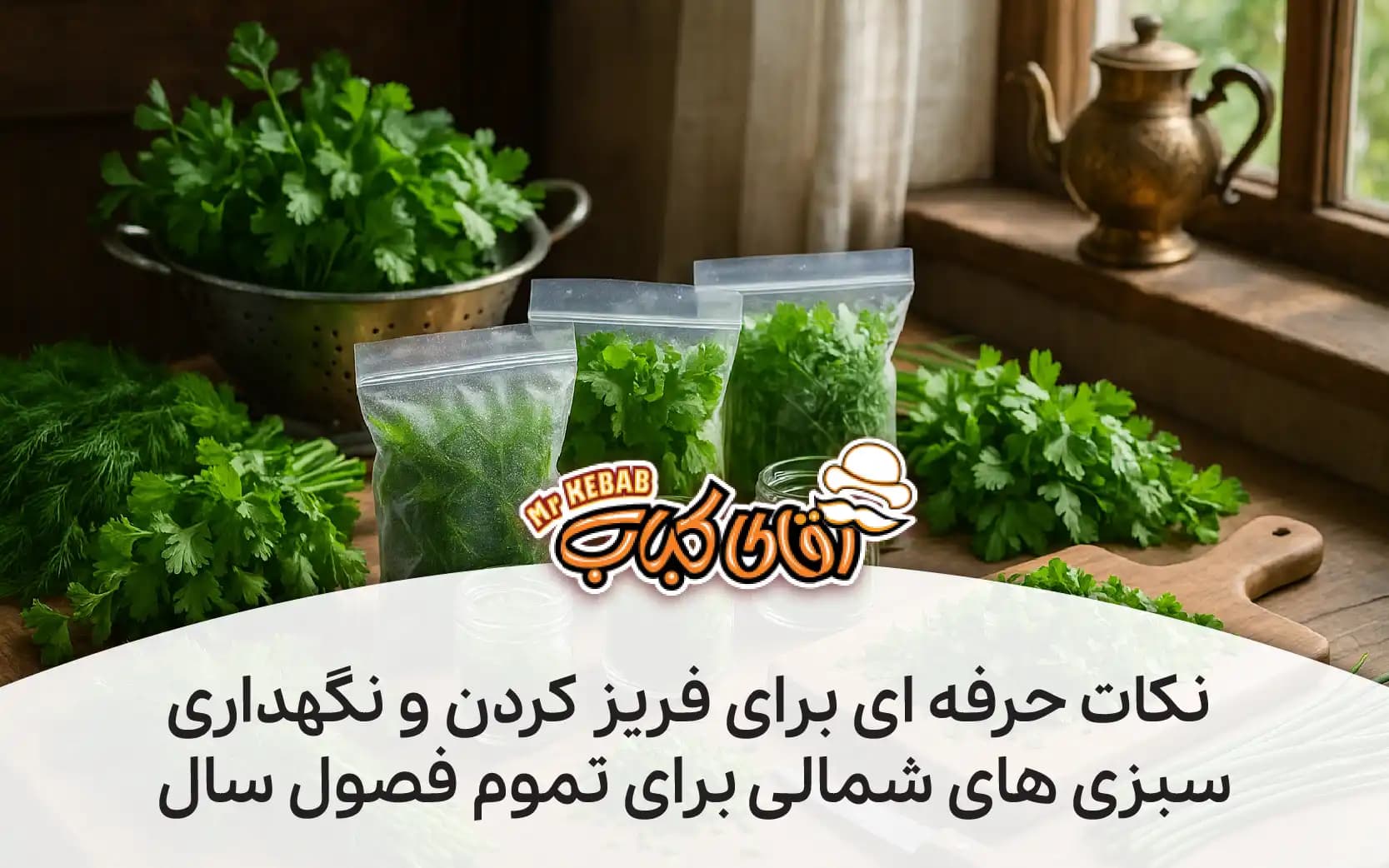 نکات حرفه ای برای فریز کردن و روش نگهداری سبزی شمالی برای تمام فصول سال