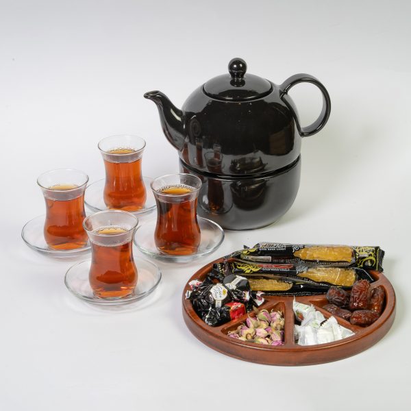 چای با مخلفات - رستوران آقای کباب لاهیجان