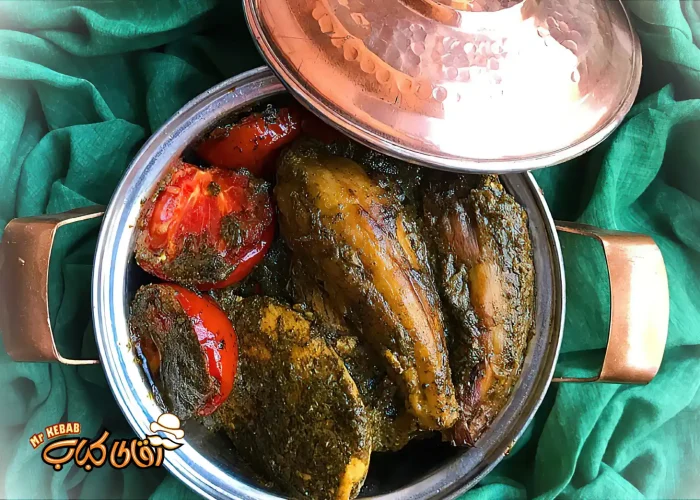 طرز تهیه خورش ترش واش در کنار رستوران آقای کباب لاهیجان بهترین رستوران لاهیجان