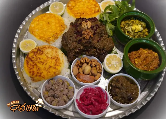 طرز تهیه مرغ شکم پر شمالی در کنار آقای کباب بهترین رستوران گیلان