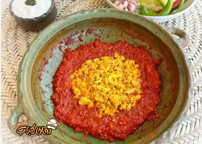 طرز تهیه خورش پامادور در کنار بهترین رستوران لاهیجان