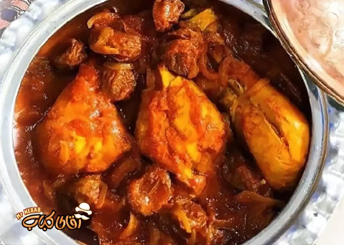 طرز تهیه خورش آلو مسما گیلانی در کنار بهترین رستوران گیلان