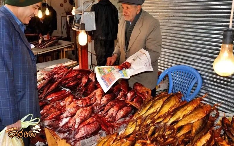 ماهی دودی و شور