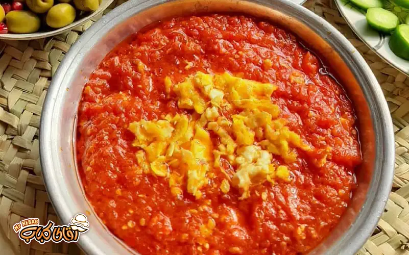 طرز تهیه خورش پامادور گیلانی