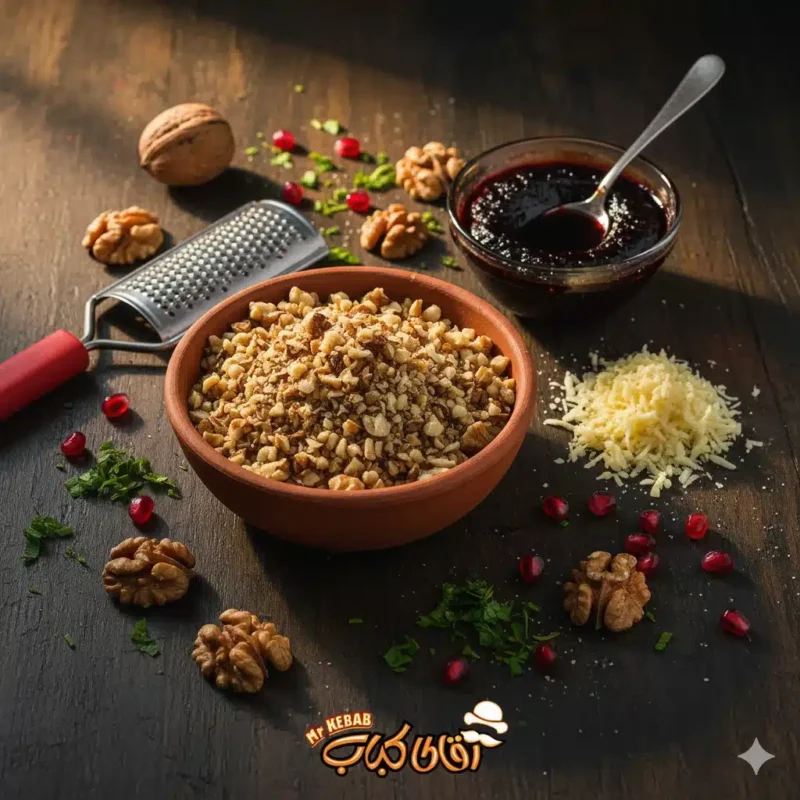 مراحل مرینیت کباب محلی گیلانی