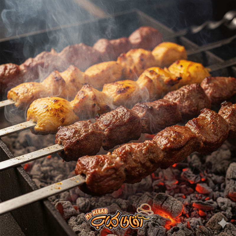 زمان مناسب مرینیت گوشت کباب